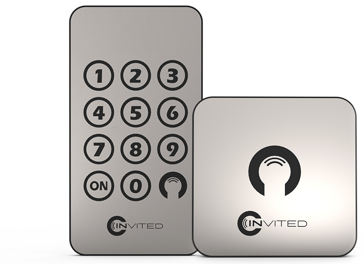 Met een Invited keypad en wandschakelaar bedient u het elektronische deurslot Invited eenvoudig
