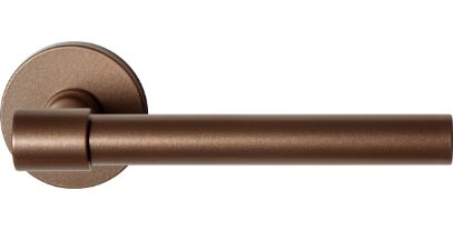 GPF CombiVari Bronze blend deurkruk op ronde rozet