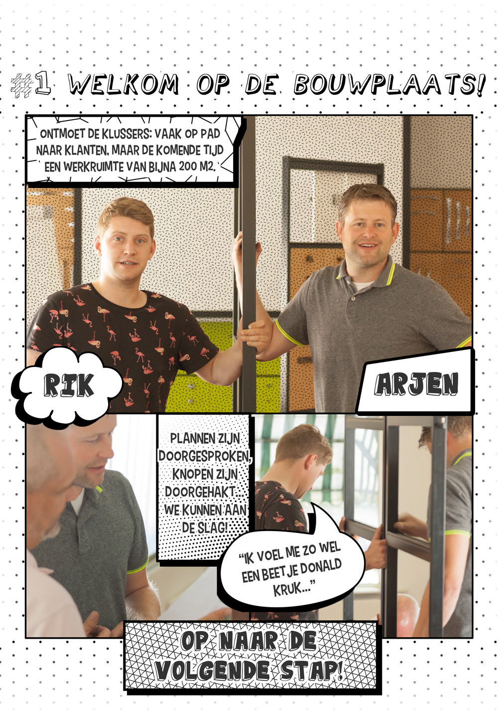 Cartoon Ten Hulscher De Bouwplaats