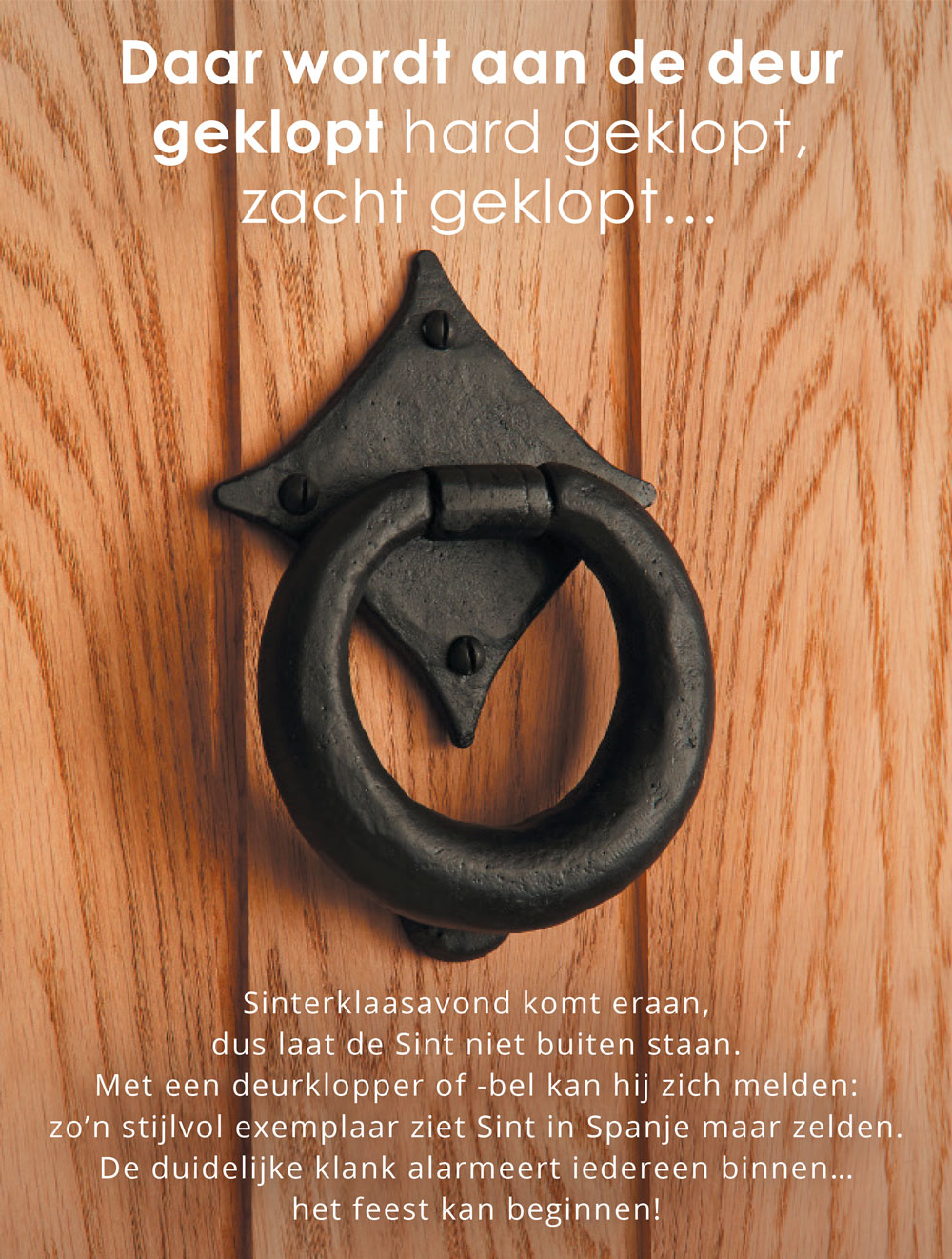 Sinterklaas Ten Hulscher deurkloppers