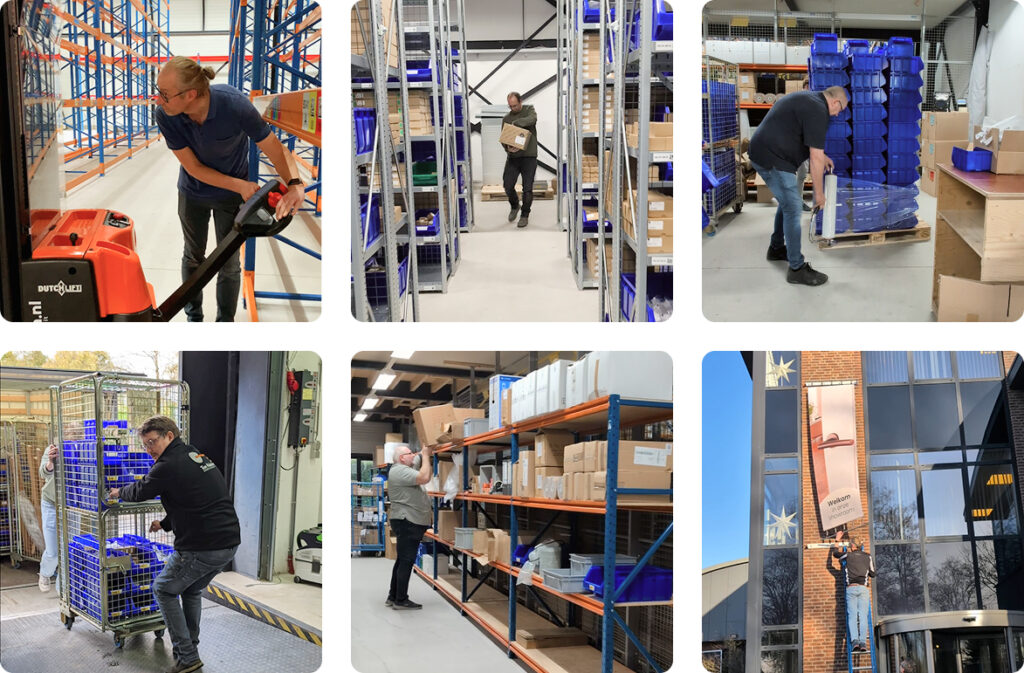 Foto's van de verhuizing naar Voorthuizen