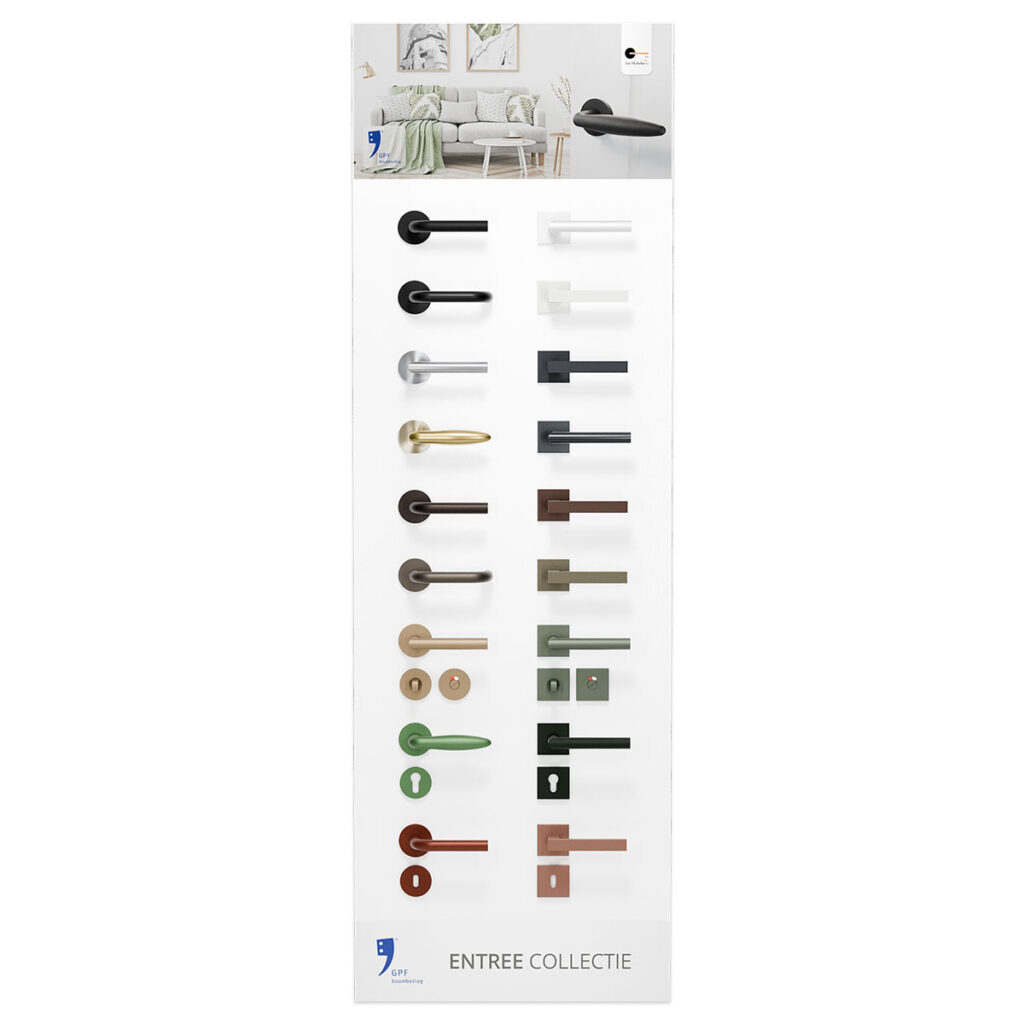 Het GPF Entree wanddisplay